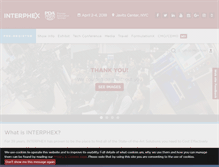 Tablet Screenshot of interphex.com